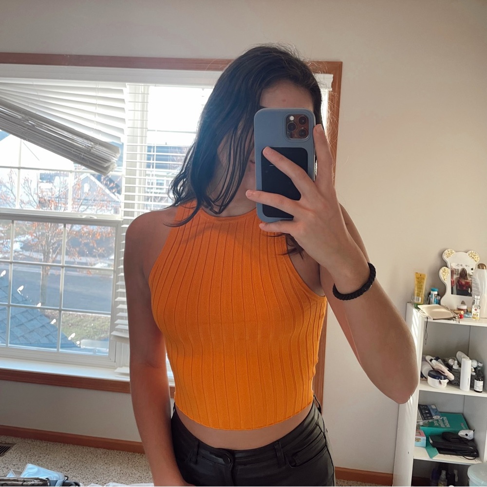 H&M Orange Tank Top